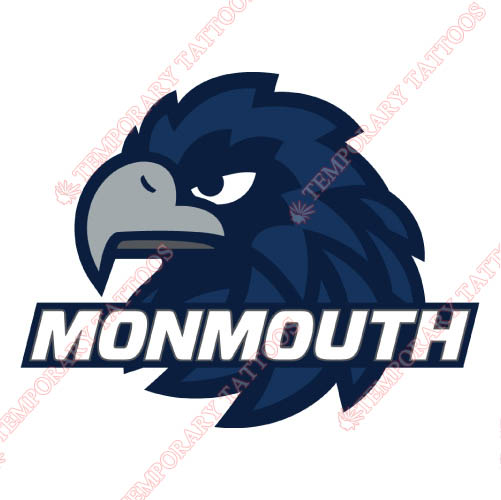 Monmouth Hawks Customize Temporary Tattoos Stickers NO.5157